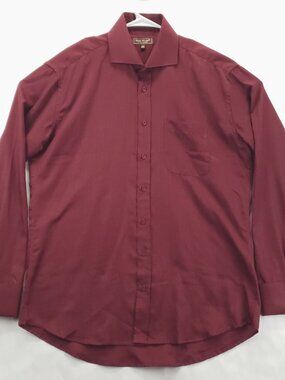 Henri Picard by Don Jonathan Dress Shirt Mens 16.5-36/37 Single Needle Tailoring
